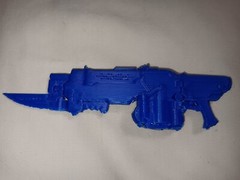3D Printed Gears of War Retro Lancer Custom for 7 inch Figures