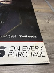 Dishonored 2 GameStop Display Promo Sign Poster