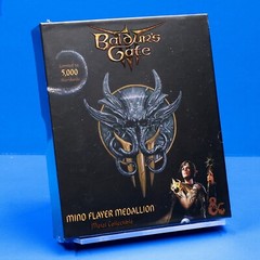 Baldur’s Gate 3 Mind Flayer Limited Edition Medallion Coin Figure Statue + Stand