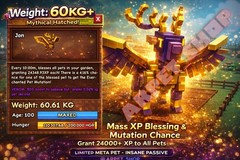 VENOM GILDED CHOC PERYTON 60KG | Roblox GROW A GARDEN | INSTANT DELIVERY