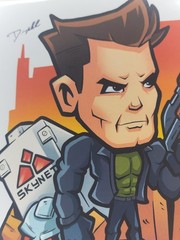 Terminator Art Print Signed By Artist Denzel Draws Video Game Art LE 672/2500