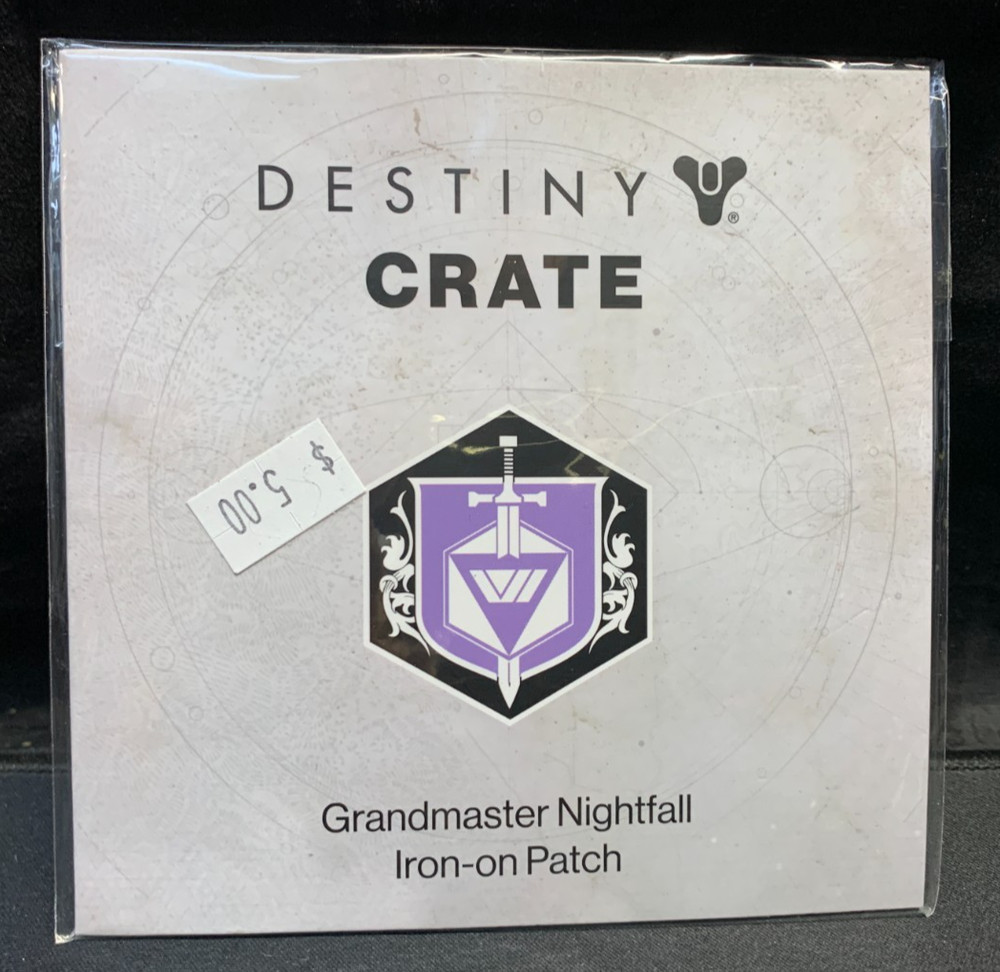 Destiny Exclusive Loot Crate Grandmaster Nightfall Iron-On Patch