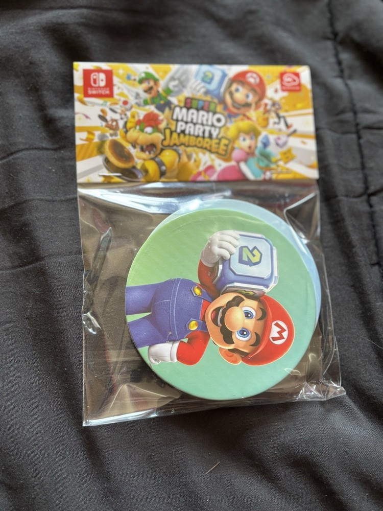 Super Mario Party Jamboree Party Coasters set of 8 (My Nintendo Reward)