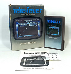 TELE-FEVER ASTRO INVADER EUROPEAN PAL VIDEO GAME BOXED COMPLETE SCHMID TVG 2000