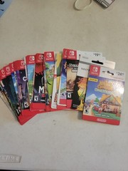 32 Nintendo Switch eShop Various NO VALUE Display Only Card