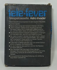 TELE-FEVER ASTRO INVADER EUROPEAN PAL VIDEO GAME BOXED COMPLETE SCHMID TVG 2000