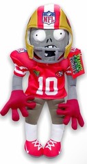 Mexican Plants Vs Zombies NFL Football Zombie 20″ Plush Doll Mexico Bootleg Toy