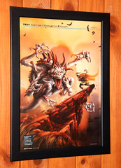 2000 Baldur’s Gate II 2 Shadows of Amn Old Promo Small Poster / Ad Page Framed.