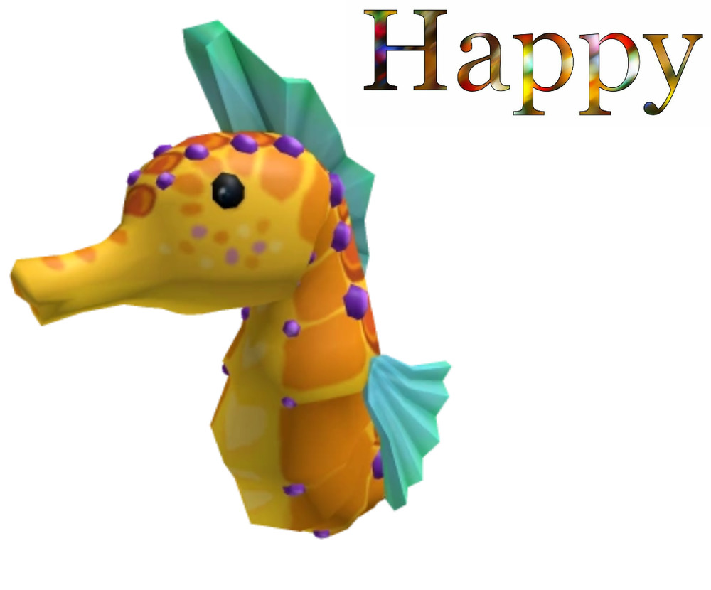 SEAHORSEY UNCOMMON PET💚💜LIGHTNING FAST DELIVERY💚💜MM2 ROBLOX COLLECTIBLE PET