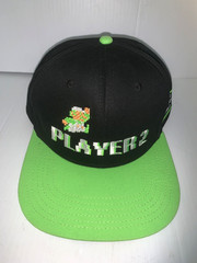 Universal Studios Super Nintendo World Luigi Player 2 Baseball Hat Cap New