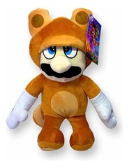 Mexican Super Mario Bros Tanooki Mario 15″ Plush Doll Mexico Bootleg Toy Rare