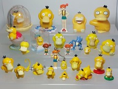 Set of 25 Psyduck Misty Pokemon Figure Tomy T-ARTS Bandai Banpresto 0.5-2.6in
