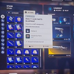 Heavy Gun Parts Blueprint Arc Raiders Digital Item Recieved In Game