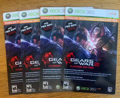 Gears Of War 2 Flashback Map Pack Xbox 360 Live DLC add on UNUSED -DIGITAL ONLY!