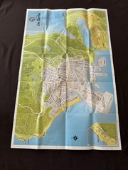 GTA V Steelbook, Cash Bag, Los Santos Map, Blueprint Map, Game Disc (PS3)