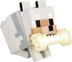 Mojang Minecraft Wolf GloBuddies Light Color Changing Licensed Night Lamp Decor