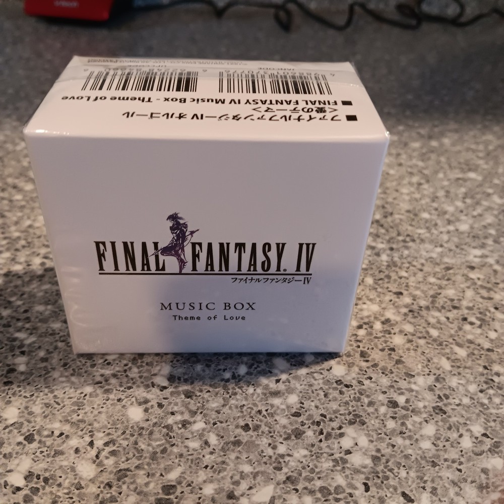 Final Fantasy IV THEME OF LOVE MUSIC BOX Brand New Sealed FFIV FF4