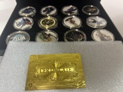 24K Gold Plated Limited The Legend of Zelda Coin Set Link Zelda BOTW TOTK