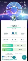Pokémon Go – Shiny Frigibax with Special Background – PTC or Trade 20K Stardust