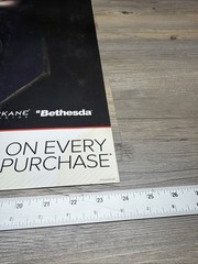 Dishonored 2 GameStop Display Promo Sign Poster