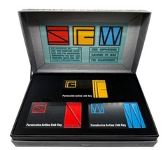 Metal Gear Solid Limited Edition 3 PAL Enamel Key Card Set Figure MGS Konami NEW