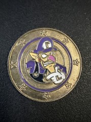 Super Mario Gold & Enamel Collector Coin Of Walugi By Frankford Candy Nintendo
