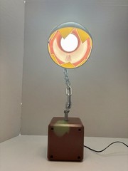 Super Mario Bros Chain Chomp Lamp Light Game Room Collectible Rare READ PLEASE!