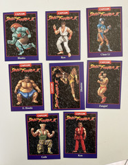 CAPCOM STREET FIGHTER II PROMOTIONAL 8 CHARACTER CARDS MINT IN PLASTIC CASE