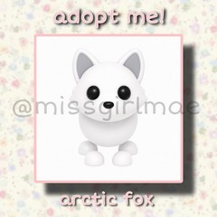 Adopt From Me! 🤍 • Arctic Fox • MFR, NFR • Ultra-Rare • Roblox Pets! 🤍