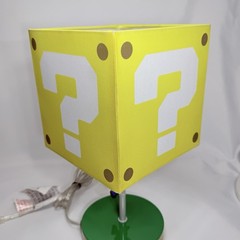 Nintendo Super Mario Bros 14” Question Block Table Desk Lamp Light 2019