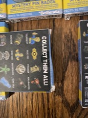 59 FALLOUT MYSTERY PIN BADGES VOLUME 2 BLIND BOX OFFICIAL BETHESDA COLLECTIBLE