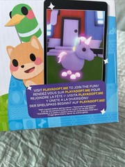 Adopt Me Neon Unicorn Plush 30cm NEW + Unused Rare Toy Code | Rainbow Maker