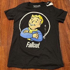 Bethesda Fallout Vault Boy Black T-Shirt, Small