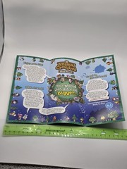 2005 Animal Crossing Wild World Nintendo DS Promo Brochure Fold Out Rare