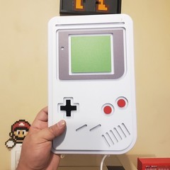 Gameboy neon LED sign w dimmer switch wall or easel display retro game room gift