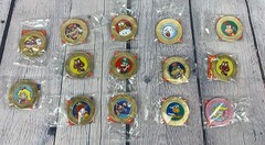Lot of 14 Frankford Super Mario Wonder Ball Gold Coins, New & Sealed