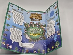 2005 Animal Crossing Wild World Nintendo DS Promo Brochure Fold Out Rare