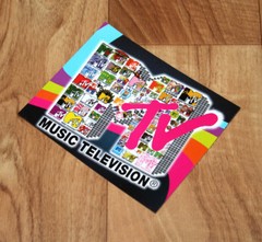MTV Music Television Sticker from 2008 Paris Blizzard Worldwide Invitational