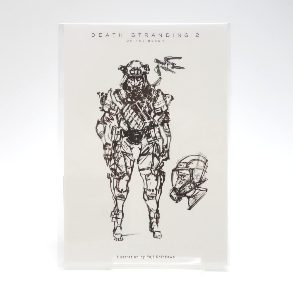 Death Stranding 2 On The Beach Postcard Yoji Shinkawa Rough Sketch Part.2 B