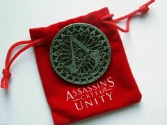Assassin’s Creed Unity Coin with Velvet Pouch Loot Crate Nov. 2014 EXCLUSIVE
