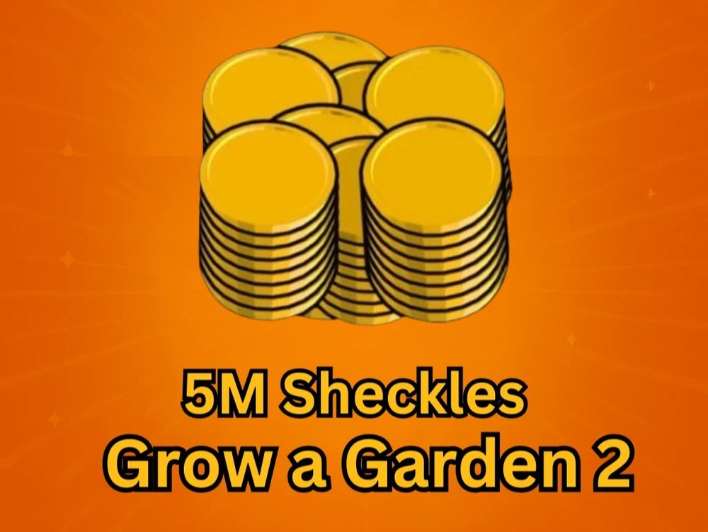 5M Sheckles | CHEAPEST | 5 MILLION SHECKLES | GROW A GARDEN 2 Fast delivery