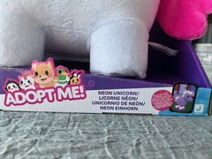Adopt Me Neon Unicorn Plush 30cm NEW + Unused Rare Toy Code | Rainbow Maker