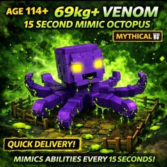Venom Mimic Octopus 15s🍅No Toy👨‍🌾Grow a Garden | Cheap – Fast Delivery⚡