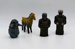 God Of War Stone Mason Edition Brok Sindri Huldra Troll Horse Figure Set-No Box