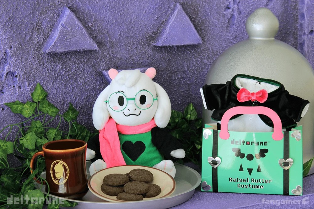 No Hat Ralsei Plush [Deltarune] Fangamer Stuffed Doll + Butler Costume Accessory