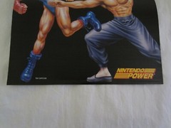 Super Street Fighter II 2 (SNES) Super Nintendo Power Poster 1994 Capcom RARE