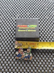 Mario & Luigi SuperStar Saga Bowsers Minions Preorder Pin Badge Promo Rare 3DS