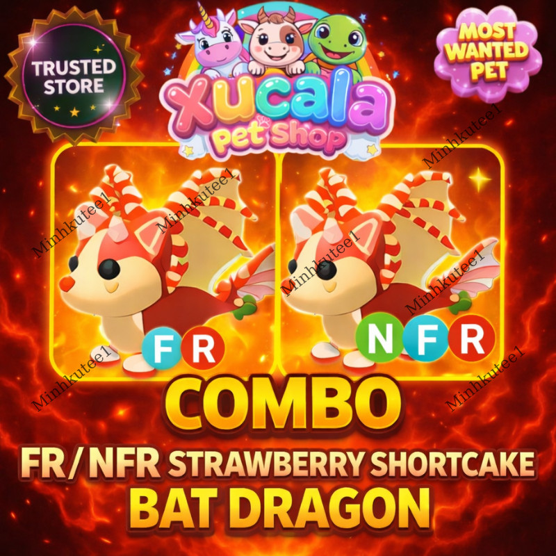 🍓🐉 FR / NFR Strawberry Shortcake Bat Dragon Combo Neo3n/Fly / Ride | A.D.T M3E