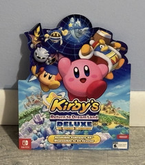 Kirby’s Return to DreamLand Deluxe Nintendo Switch counter card display standee