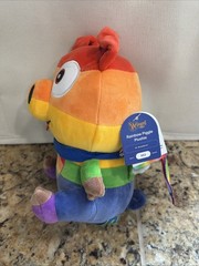 Wizard101 RETIRED Makeship Plush Pride Stuffed Animal Rainbow Piggle Limited NEW